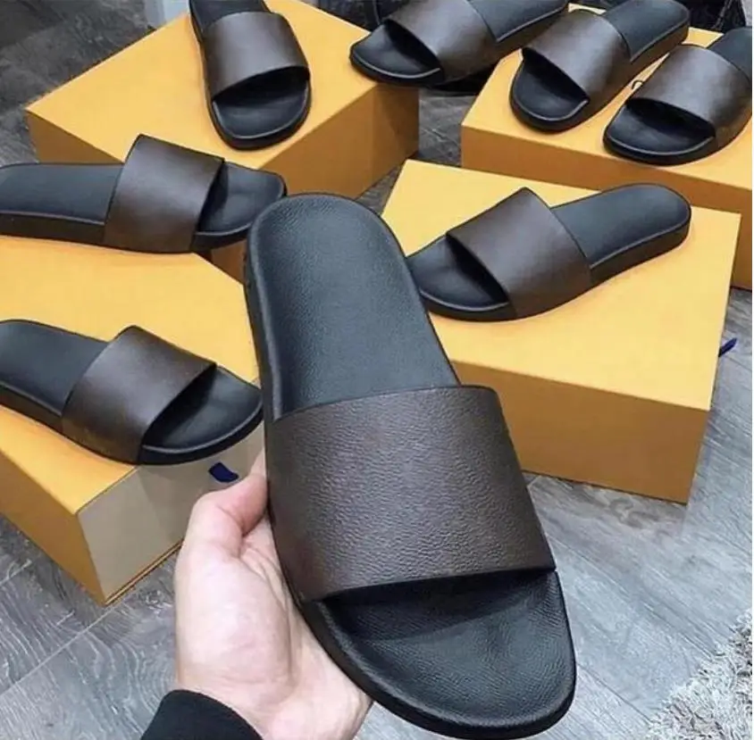 

HOT MULE WATERFRONT Men Women Slide Sandals Designer Shoes Luxury Slide Summer Fashion Wide Flat Slippery Thick Sandals Slipper