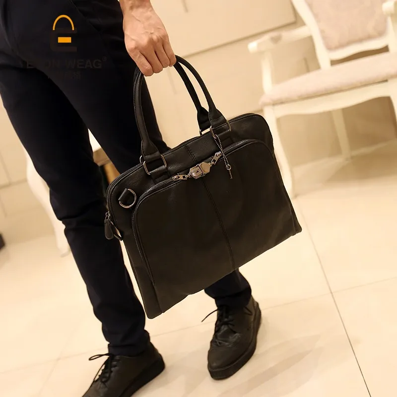 Men Real Leather Business Handbag Black/Brown Briefcase Brand Big Capacity OL Casual Crossbody Shoulder Bags Messenger Bag
Men Real Leather Business Handbag Black/Brown Briefcase Brand Big Capacity OL Casual Crossbody Shoulder Bags Messenger Bag