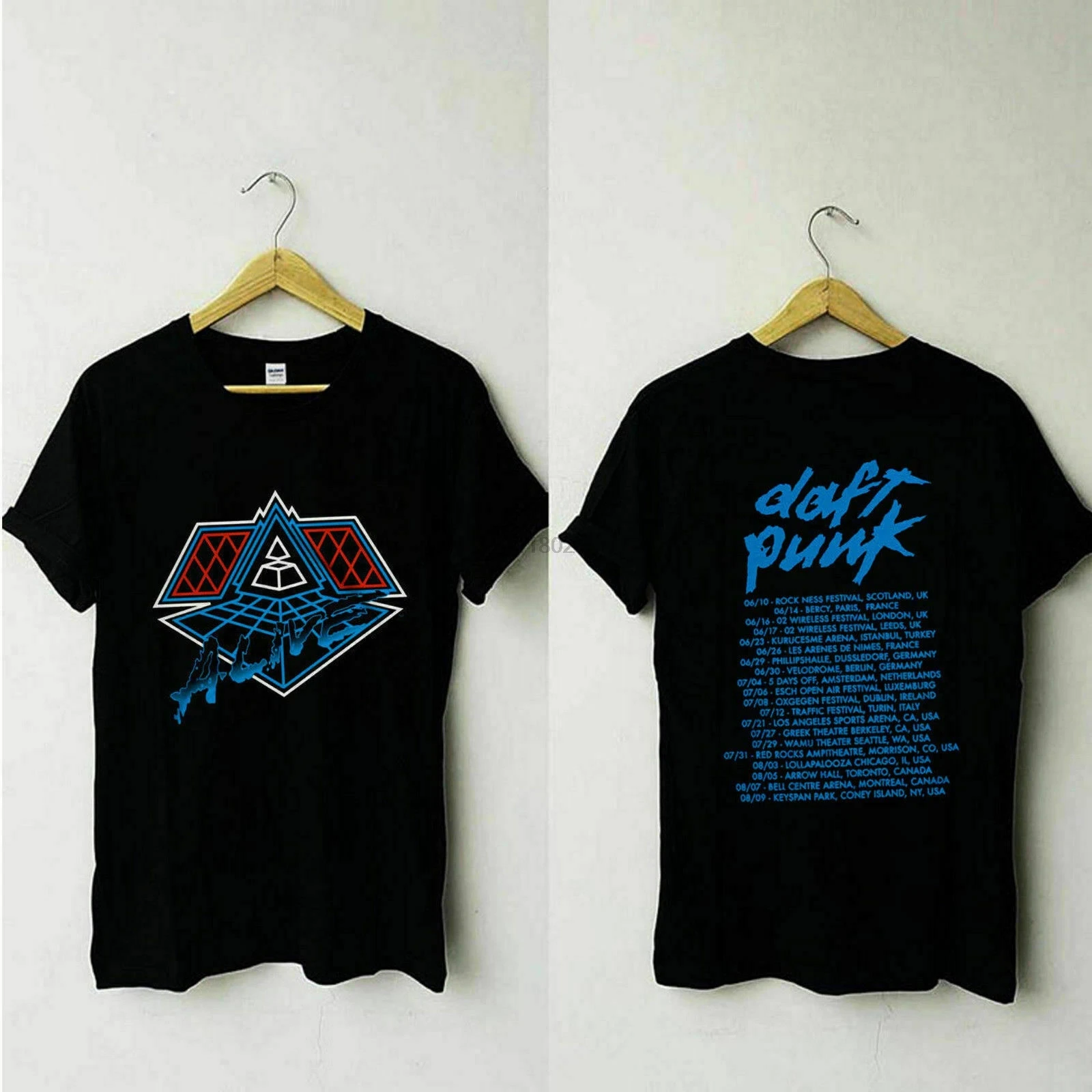 Vintage Daft Punk Alive 1997 Tour T-Shirt reprint Size S to 2XL |