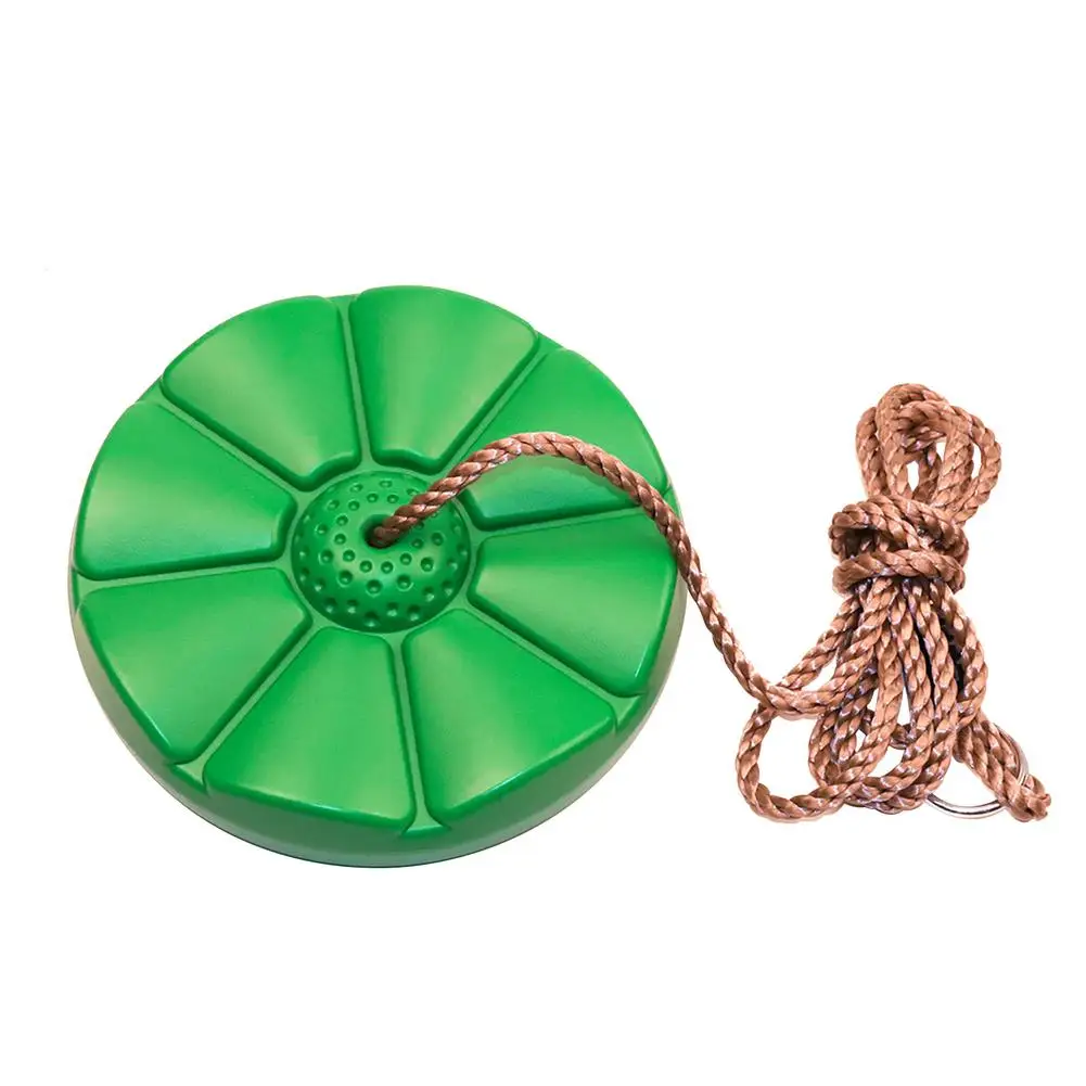 Tree Disc Swing Round Seat Swing For Kids With Adjustable Rope Carabiner Green Lotus Leaf Petals Shape Outdoor Indoor Climbing S
Tree Disc Swing Round Seat Swing For Kids With Adjustable Rope Carabiner Green Lotus Leaf Petals Shape Outdoor Indoor Climbing S