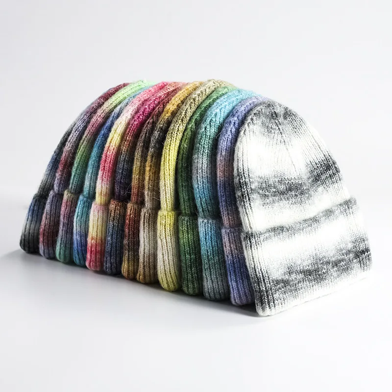 Gradient Outdoor Sport Sprayed Yarn Knitted Beanie Hat Girls Ski Skat Warm Winter Bonnets Wool Adult Unisex Skullies & Beanies
Gradient Outdoor Sport Sprayed Yarn Knitted Beanie Hat Girls Ski Skat Warm Winter Bonnets Wool Adult Unisex Skullies & Beanies