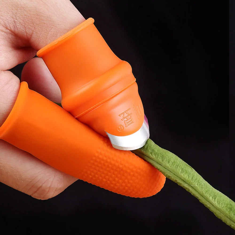 Silicone Rubber Peelers Fruit Vegetable Picking Tools Finger Protector Knife Garden Patch Pointed Picking Machine Cutting Tool
Silicone Rubber Peelers Fruit Vegetable Picking Tools Finger Protector Knife Garden Patch Pointed Picking Machine Cutting Tool