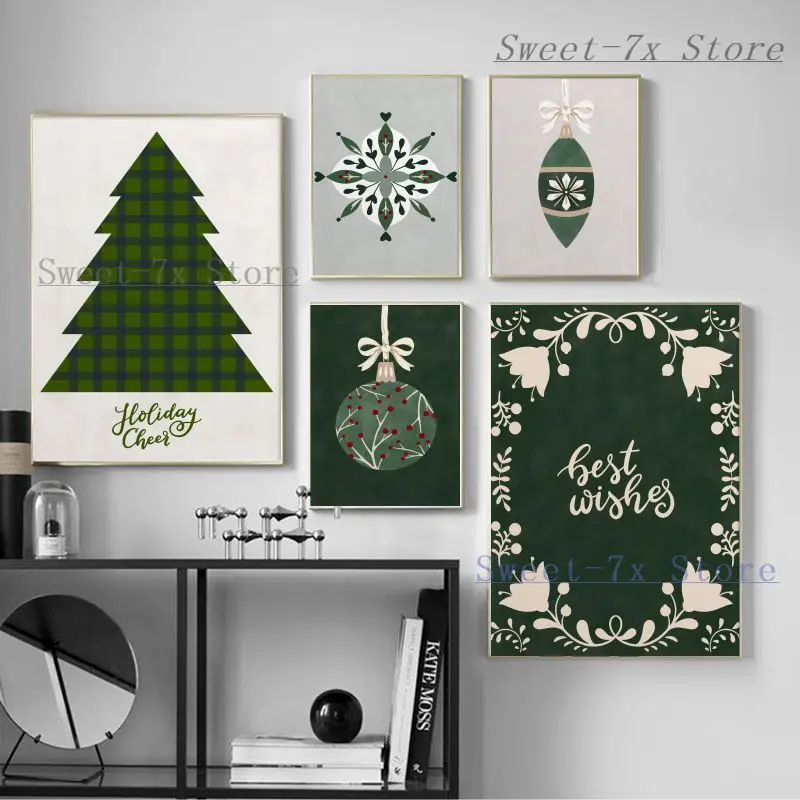 Christmas Tree Garland Cartoon Canvas Painting Art Nordic Posters and Prints Wall Pictures for Living Room Decoration Frameless
Christmas Tree Garland Cartoon Canvas Painting Art Nordic Posters and Prints Wall Pictures for Living Room Decoration Frameless