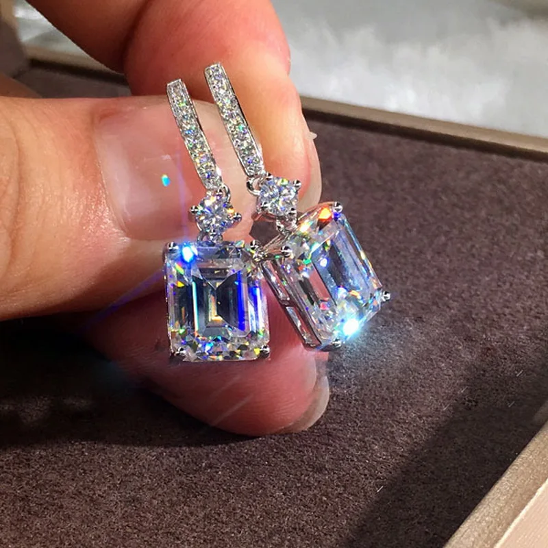 Fashion Luxury Square Shape Zircon Drop Earring For Women Girls 2021 New Arrival Earring Jewelry Engagement Wedding Party
Fashion Luxury Square Shape Zircon Drop Earring For Women Girls 2021 New Arrival Earring Jewelry Engagement Wedding Party