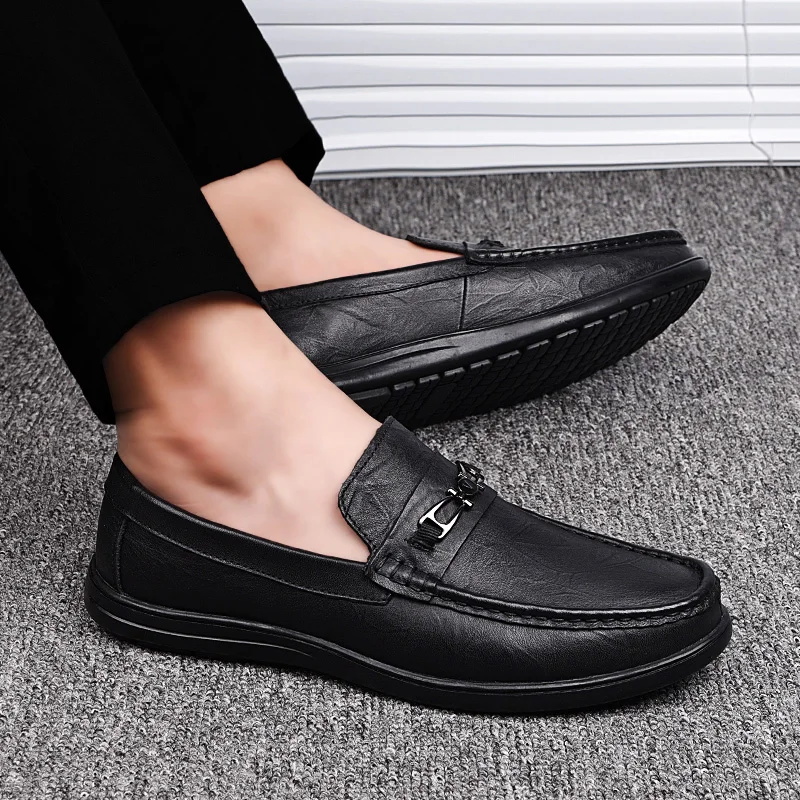 Genuine Cow Leather Casual Shoes Men Soft Moccasins Anti-Slip Flat Loafers Moccasins Quality Slip On Driving Men Shoes
Genuine Cow Leather Casual Shoes Men Soft Moccasins Anti-Slip Flat Loafers Moccasins Quality Slip On Driving Men Shoes