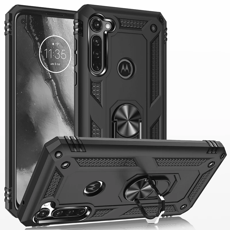 Вращающийся на 360 градусов металлический чехол подставка с кольцом для MOTOROLA MOTO G
