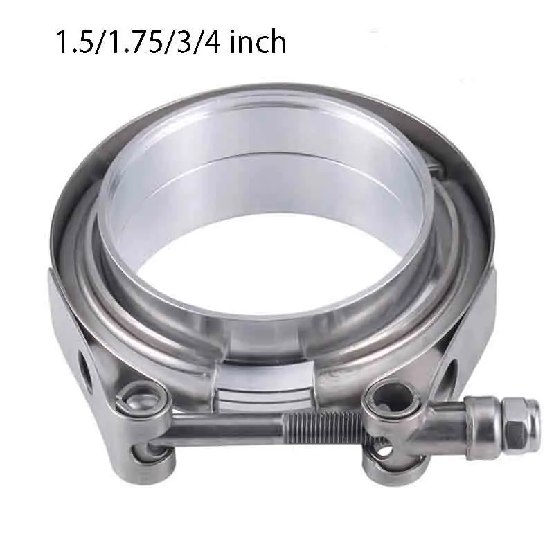 V band Clamp 1.5/1.75/3/4 inch Stainless Steel V-band Clamp Male Female Exhaust Flange Stainless Steel Vband Clamps
V band Clamp 1.5/1.75/3/4 inch Stainless Steel V-band Clamp Male Female Exhaust Flange Stainless Steel Vband Clamps