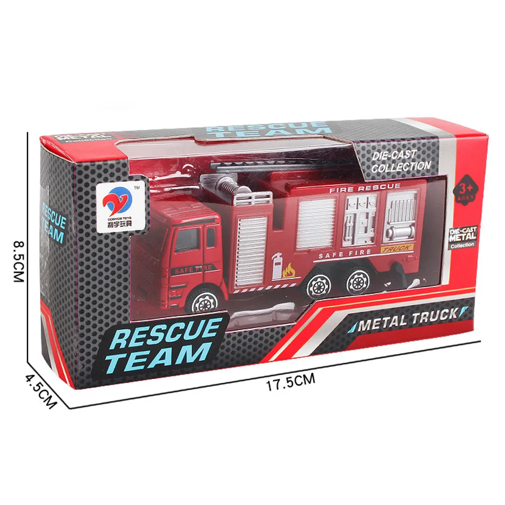 Water Spray Engineering Toy Mining Car Truck Firemen Children's Birthday Gift Fire Rescue Hero Fire Engine Modell Toys For Kids
Water Spray Engineering Toy Mining Car Truck Firemen Children's Birthday Gift Fire Rescue Hero Fire Engine Modell Toys For Kids