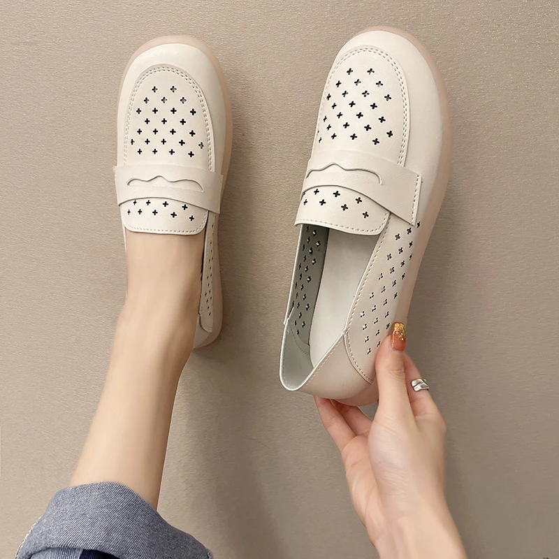 Newest Women Basic Flats 2021 Summer Comfortable Genuine Cow Leather Casual Vulcanized Shoes Ladies Casual Footwear
Newest Women Basic Flats 2021 Summer Comfortable Genuine Cow Leather Casual Vulcanized Shoes Ladies Casual Footwear