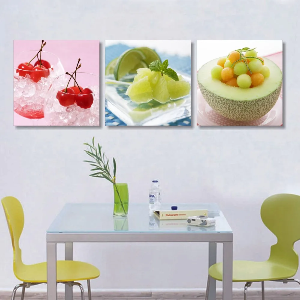 3 Pcs Restaurant Fruits Orange Grape Cherry Kitchen Posters Wall Art Canvas Pictures Home Decor Paintings Accessories Decoration
3 Pcs Restaurant Fruits Orange Grape Cherry Kitchen Posters Wall Art Canvas Pictures Home Decor Paintings Accessories Decoration
