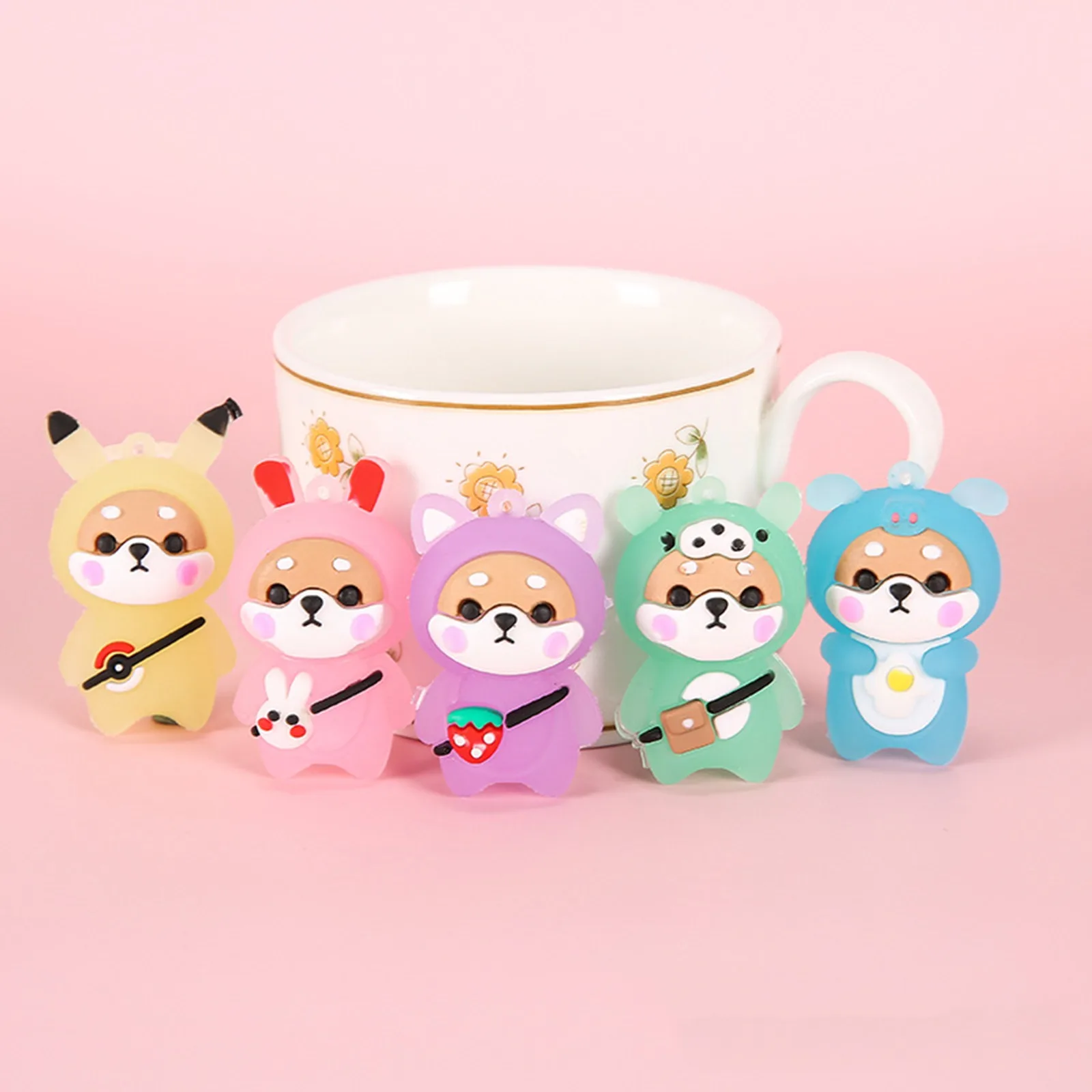 PVC Pendants Cute Cartoon Shiba Inu Dog Multicolor Charms DIY Making Keychains Necklace For Girls Jewelry Gifts 50mm x 30mm,2PCs
PVC Pendants Cute Cartoon Shiba Inu Dog Multicolor Charms DIY Making Keychains Necklace For Girls Jewelry Gifts 50mm x 30mm,2PCs