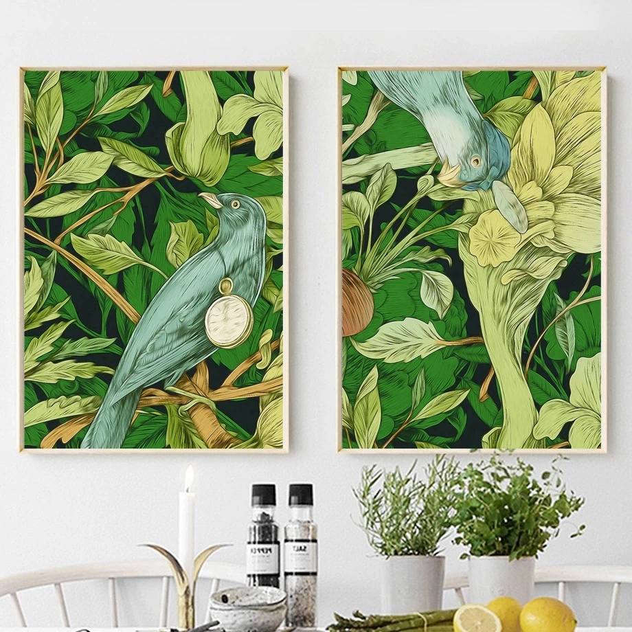 Wall Art Abstract Green Natural Plant Leaves Bird Paintings Nordic Canvas Posters Prints Living Room Bedroom Corridor Decoration
Wall Art Abstract Green Natural Plant Leaves Bird Paintings Nordic Canvas Posters Prints Living Room Bedroom Corridor Decoration