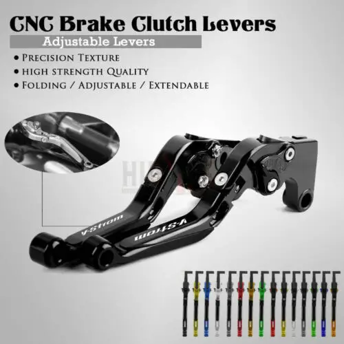 

CNC Brake Handle Bar Lever Extendable Folding Adjustable Brake Clutch Levers For Suzuki DL1000 DL 1000 / V-STROM 2002-2017