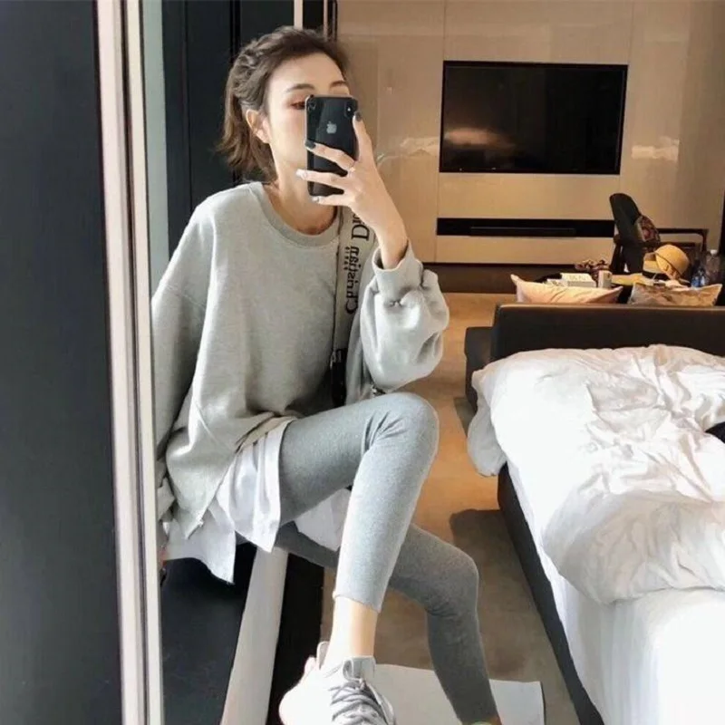 summer clothes for women girl student Korean loose 2020 new two piece set sweater casual leggings 2 piece set women tide
summer clothes for women girl student Korean loose 2020 new two piece set sweater casual leggings 2 piece set women tide