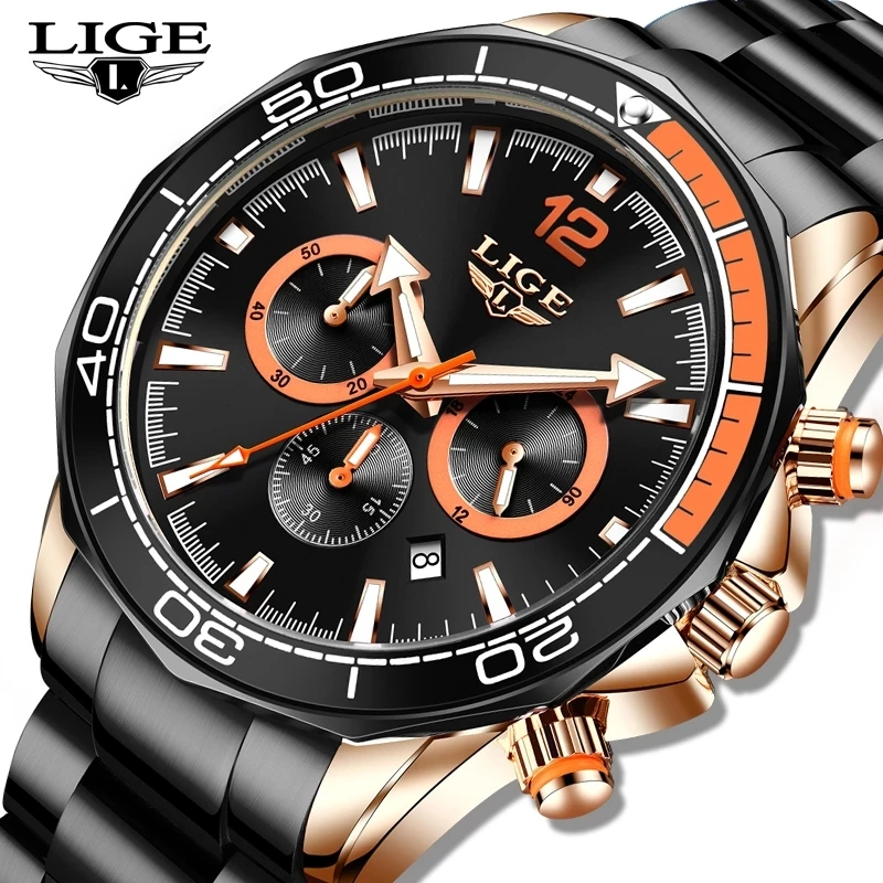 2021 New Men Watch Clock Luxury Top Brand Military Black Quartz Watches Mens Waterproof Chronograph Sports Luminous Wristwatch
2021 New Men Watch Clock Luxury Top Brand Military Black Quartz Watches Mens Waterproof Chronograph Sports Luminous Wristwatch