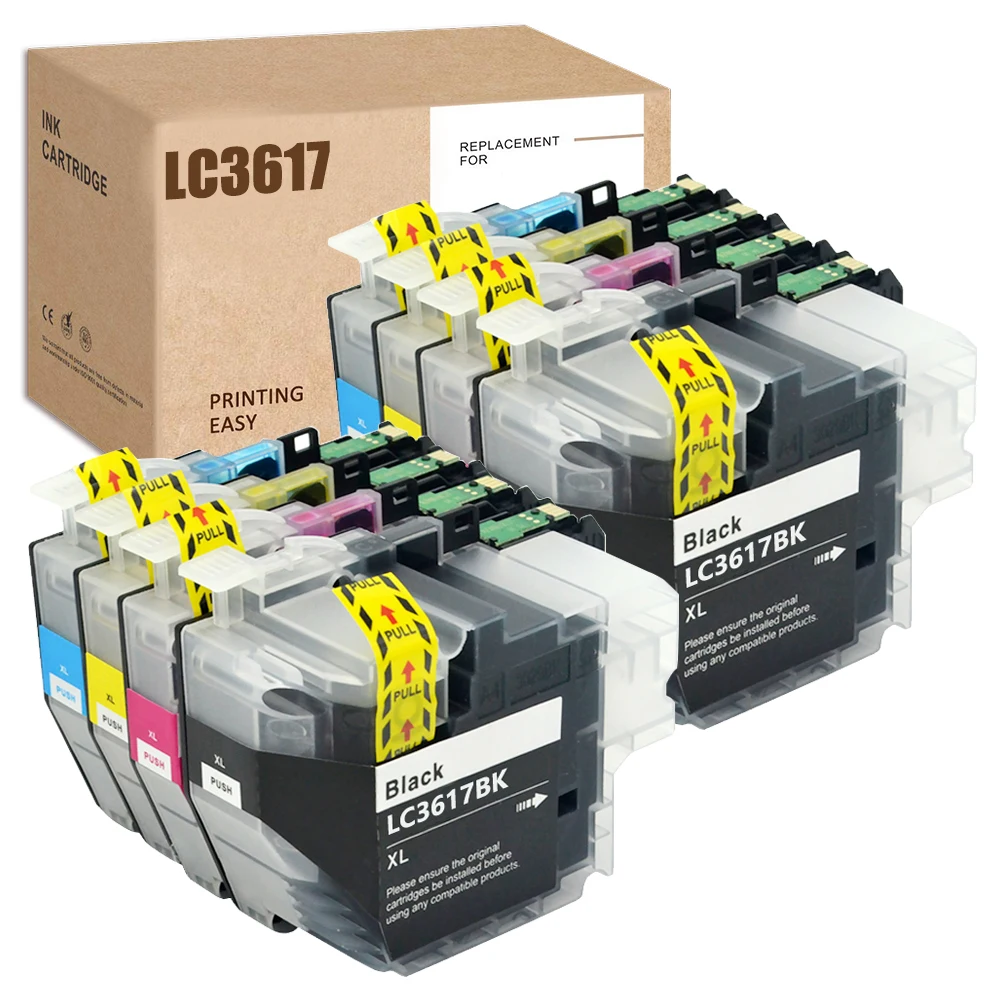 Compatible For Brother LC3617XL LC3617BK LC3617C LC3617M LC3617Y For Brother MFC-J2330DW, MFC-J2730DW, MFC-J3530DW, MFC-J3930DW
Compatible For Brother LC3617XL LC3617BK LC3617C LC3617M LC3617Y For Brother MFC-J2330DW, MFC-J2730DW, MFC-J3530DW, MFC-J3930DW