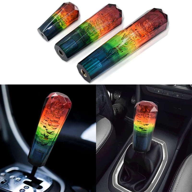 10/15/20cm Universal Multicolor Car Stitching Color Gear Shift Knob Crystal Bubble Gear Shift Knob Colorful Shifter Lever
10/15/20cm Universal Multicolor Car Stitching Color Gear Shift Knob Crystal Bubble Gear Shift Knob Colorful Shifter Lever