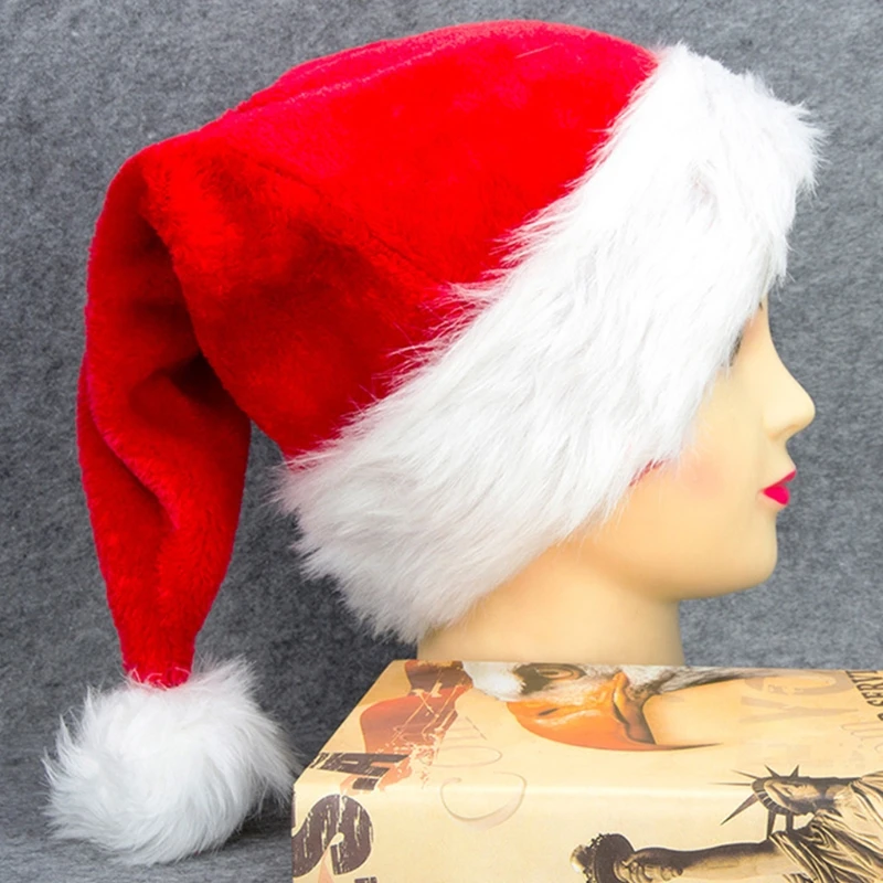5Pcs Adult Double Layer Plush Christmas Hat Extra Thicken Cute Pompom Santa Claus Cap Xmas Holiday Party Decoration Prop
5Pcs Adult Double Layer Plush Christmas Hat Extra Thicken Cute Pompom Santa Claus Cap Xmas Holiday Party Decoration Prop