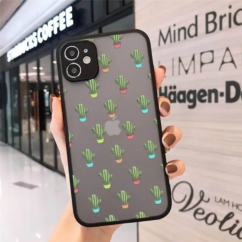 Cactus plant pattern Phone Cases matte transparent For iphone 7 8 11 12 plus mini x xs xr pro max cover
Cactus plant pattern Phone Cases matte transparent For iphone 7 8 11 12 plus mini x xs xr pro max cover
