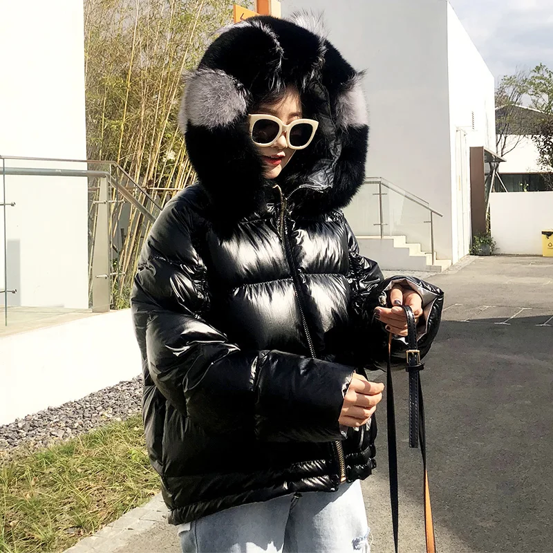 Ailegogo Women Double Sided Bread Hooded White Duck Down Coat Big Fur Collar Winter Snow Warm Thickness Parkas Outwear Tops
Ailegogo Women Double Sided Bread Hooded White Duck Down Coat Big Fur Collar Winter Snow Warm Thickness Parkas Outwear Tops