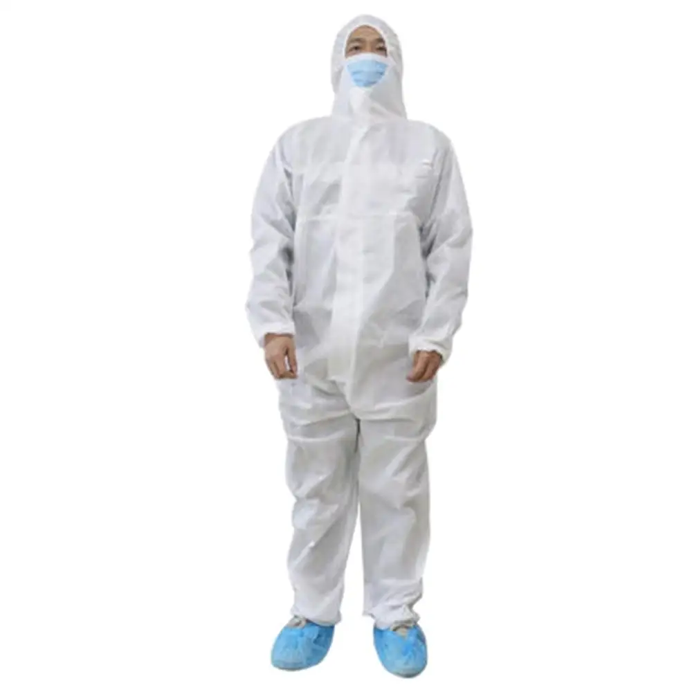 Antibacterial Clothing Set Dust-Proof Safe Protective Suit Isolation Suit Anti-Stick Fabric White Waterproof Protection Factory
Antibacterial Clothing Set Dust-Proof Safe Protective Suit Isolation Suit Anti-Stick Fabric White Waterproof Protection Factory