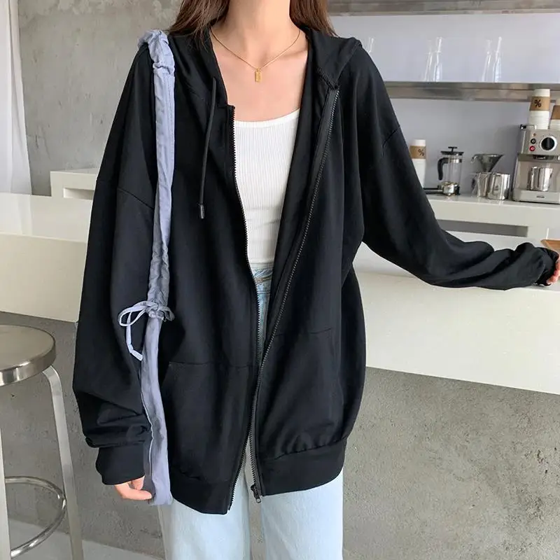 Korean Harajuku Version Loose Thin Hooded long-sleeved Sun Protection Coat Solid Color Retro Shirt Student Girl Top
Korean Harajuku Version Loose Thin Hooded long-sleeved Sun Protection Coat Solid Color Retro Shirt Student Girl Top