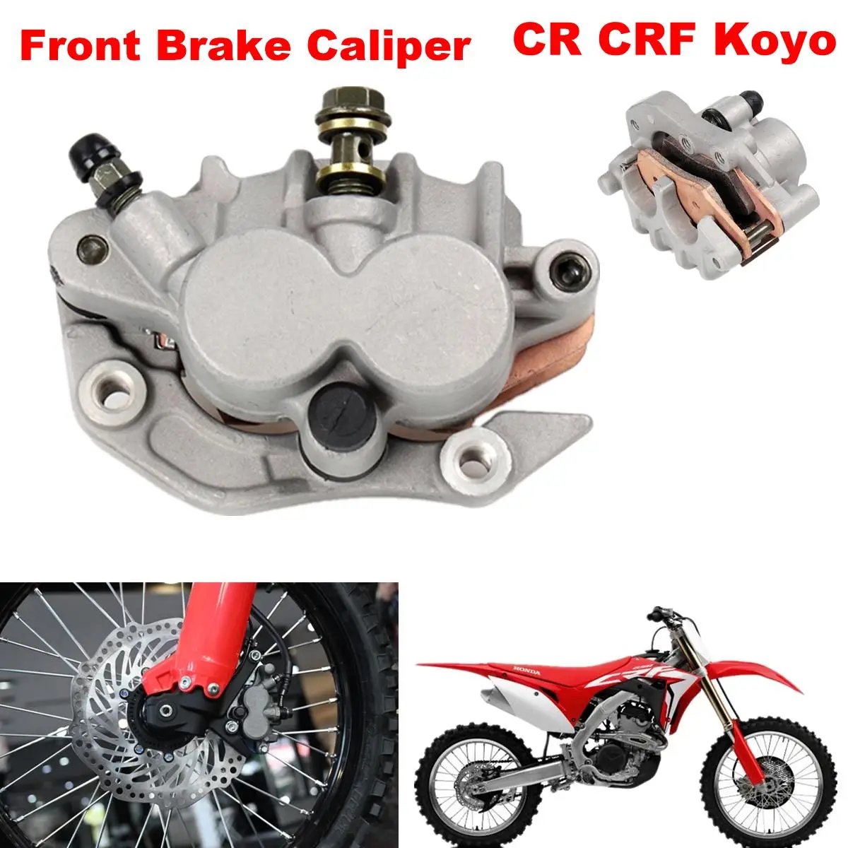 Front Brake Caliper For Honda CR CRF CR125 CR250 CRF250R CRF250X CRF450R CRF450X KAYO T4 T6 Motocross Motorcycle
Front Brake Caliper For Honda CR CRF CR125 CR250 CRF250R CRF250X CRF450R CRF450X KAYO T4 T6 Motocross Motorcycle