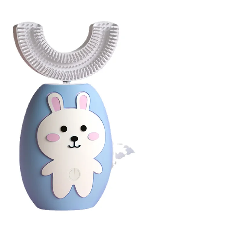 Children's U-shaped Brush Head Electric Toothbrush Cute Cartoon Mouth Brushing Button Sonic Toothbrush Gift Set
Children's U-shaped Brush Head Electric Toothbrush Cute Cartoon Mouth Brushing Button Sonic Toothbrush Gift Set