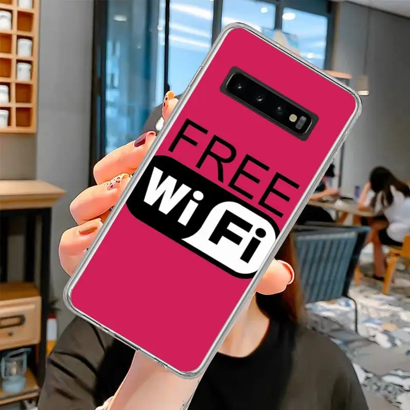 Wi-Fi Creativity Phone Case Transparent Phone Case For Samsung S10 Plus S10 E(lite) S6 S7 Edge S8 S9 Plus Brand
Wi-Fi Creativity Phone Case Transparent Phone Case For Samsung S10 Plus S10 E(lite) S6 S7 Edge S8 S9 Plus Brand
