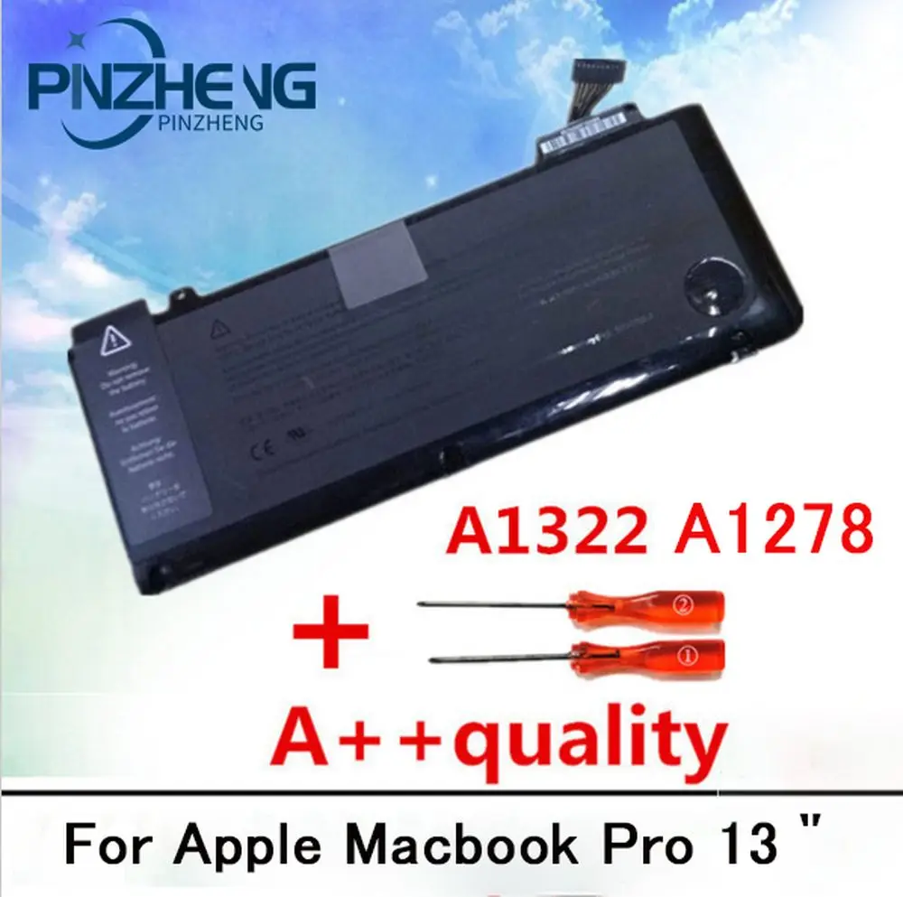 PINZHENG A1322 A1278 Laptop Battery For Apple MacBook Pro 13 inch A1322 A1278 (2009 2010 2011 Year) 63.5Wh 10.95V 6800mAh
PINZHENG A1322 A1278 Laptop Battery For Apple MacBook Pro 13 inch A1322 A1278 (2009 2010 2011 Year) 63.5Wh 10.95V 6800mAh