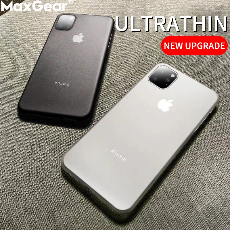 0 3 мм ультра тонкий оригинальный PP матовый i телефонные чехлы для iPhone 11 Pro Max XS XR X 6 S
