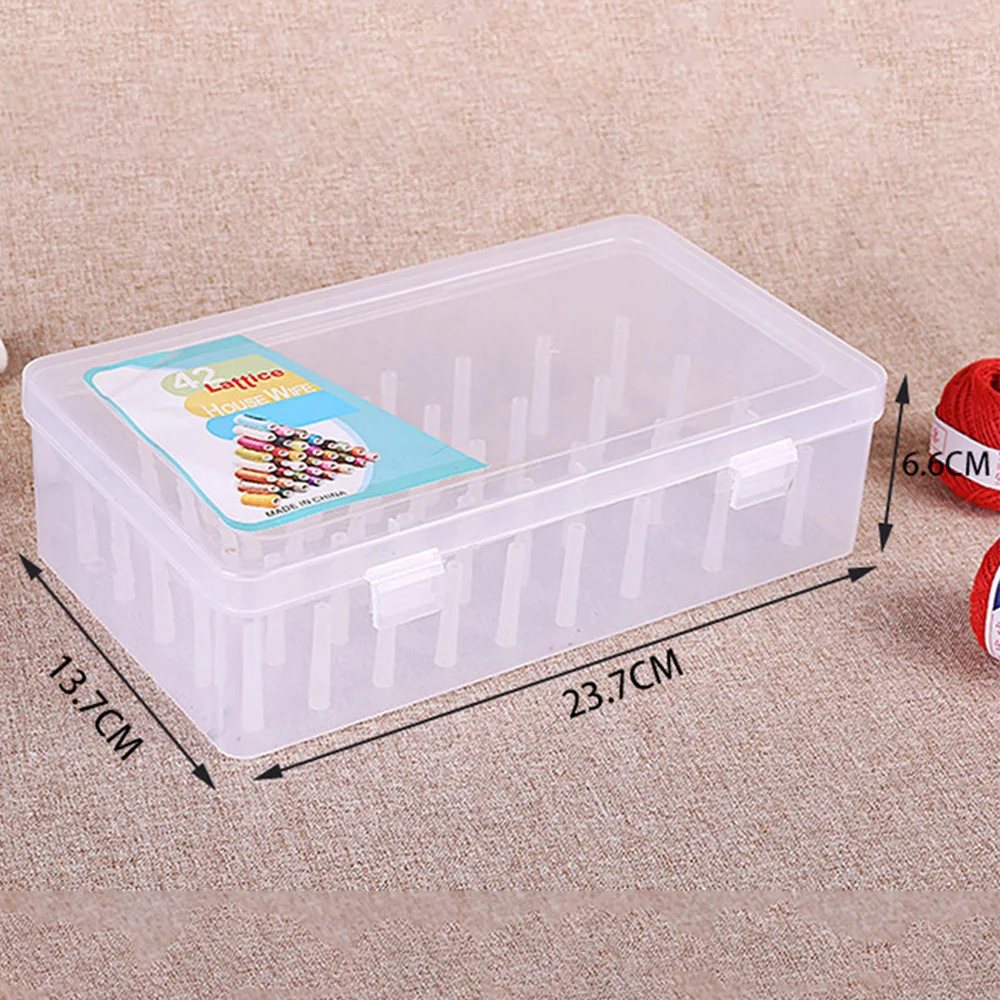 Empty Sew Threads Box Durable Professional Sewing Yarn Spools Containers Storage Case With Support Poles
Empty Sew Threads Box Durable Professional Sewing Yarn Spools Containers Storage Case With Support Poles