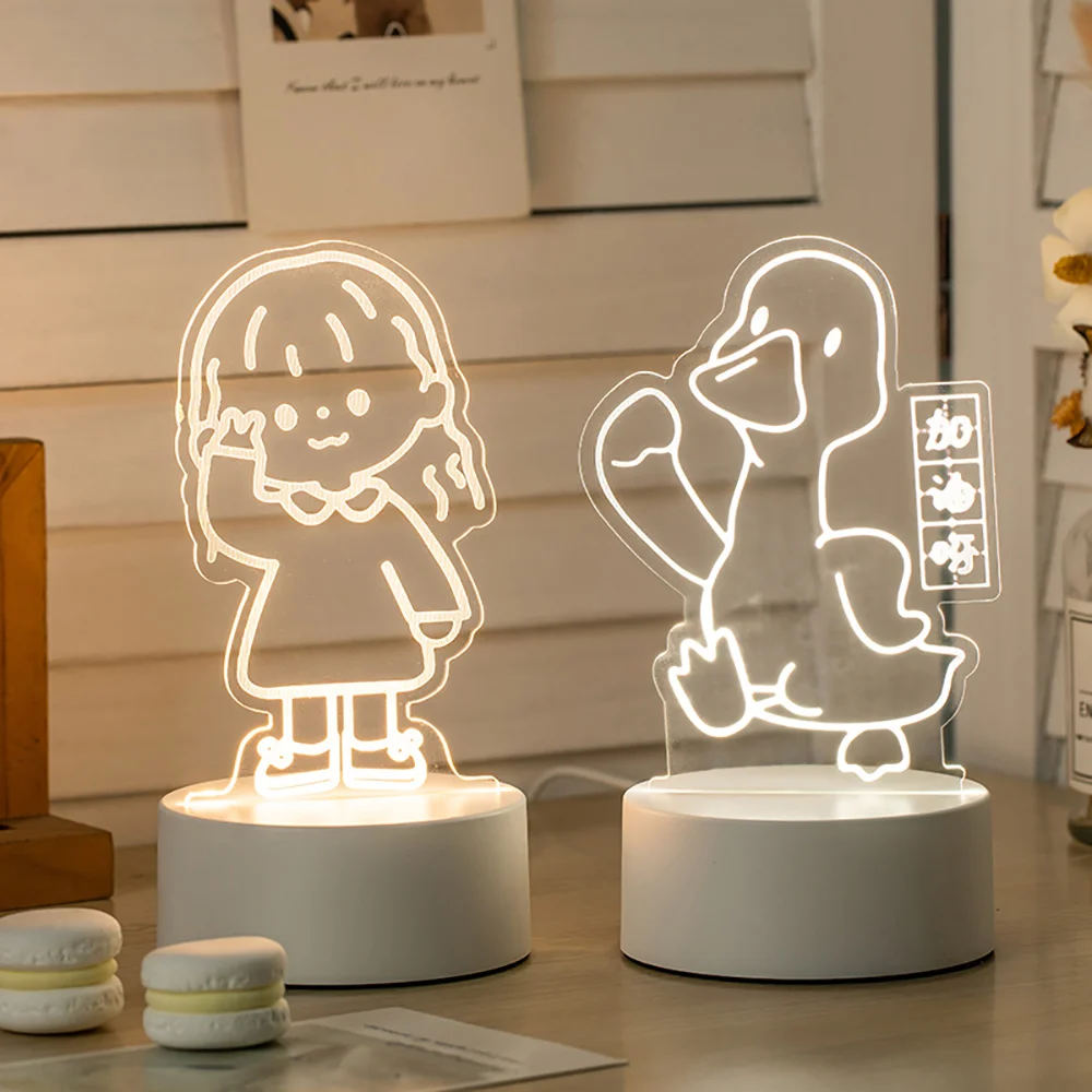 Acrylic Table Lamp LED Night Light Nordic Home Decoration Night Lamp Children Bedroom Desktop Decor Accessories Wedding Gift
Acrylic Table Lamp LED Night Light Nordic Home Decoration Night Lamp Children Bedroom Desktop Decor Accessories Wedding Gift