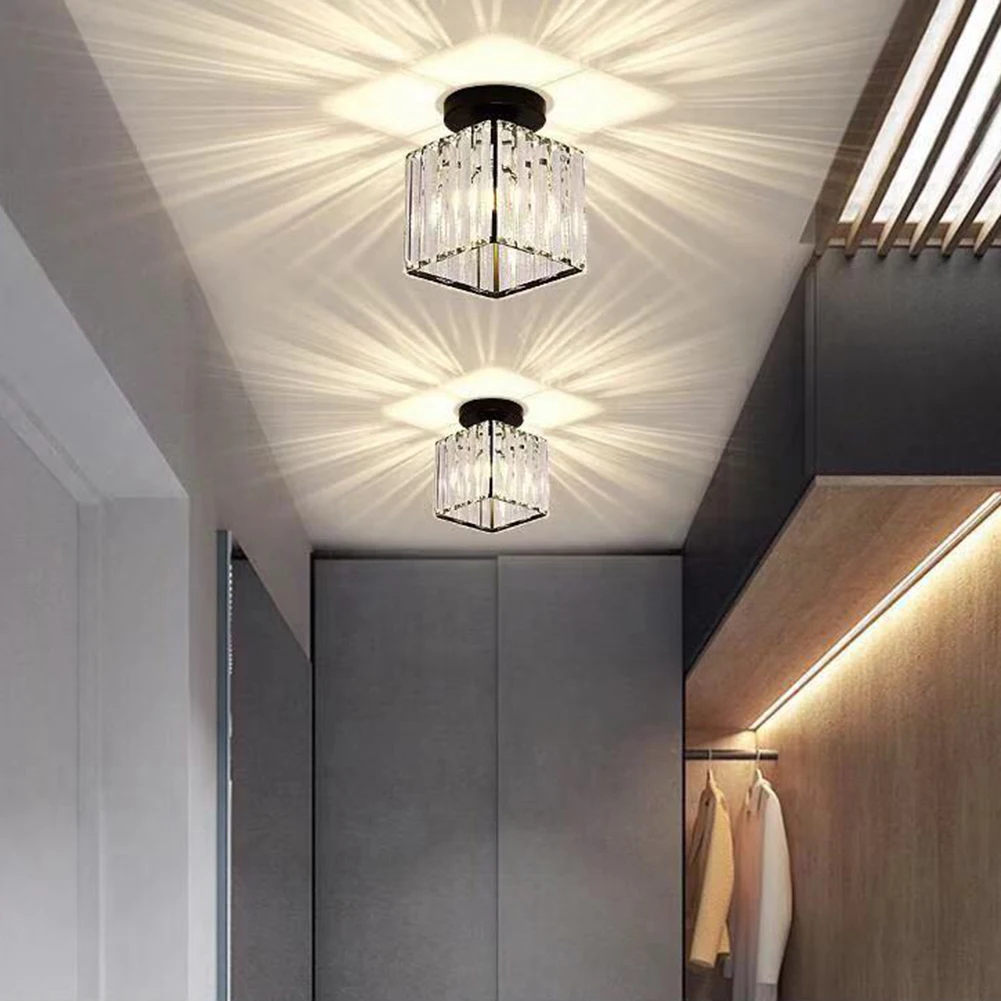 Modern Simple LED Crystal Lamp Entrance Porch Light Luxury Ceiling Lamp Creative Personality Balcony Corridor Lamp
Modern Simple LED Crystal Lamp Entrance Porch Light Luxury Ceiling Lamp Creative Personality Balcony Corridor Lamp