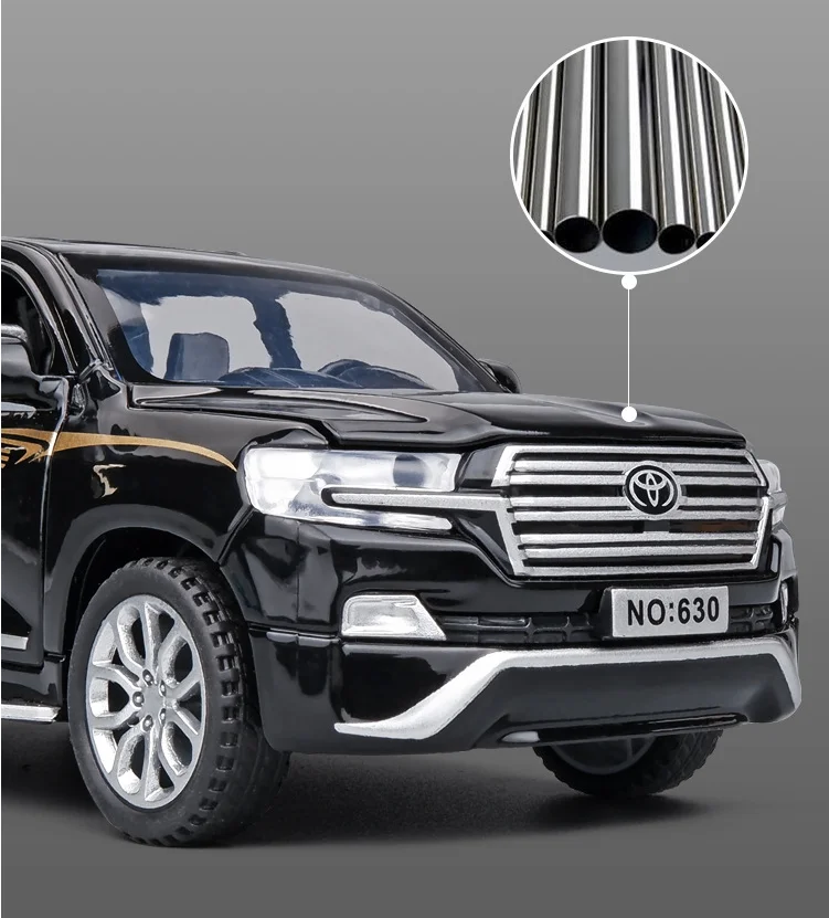 Автомобиль TOYOTA LAND CRUISER Prado 1:32 из металлического сплава литые игрушечные
