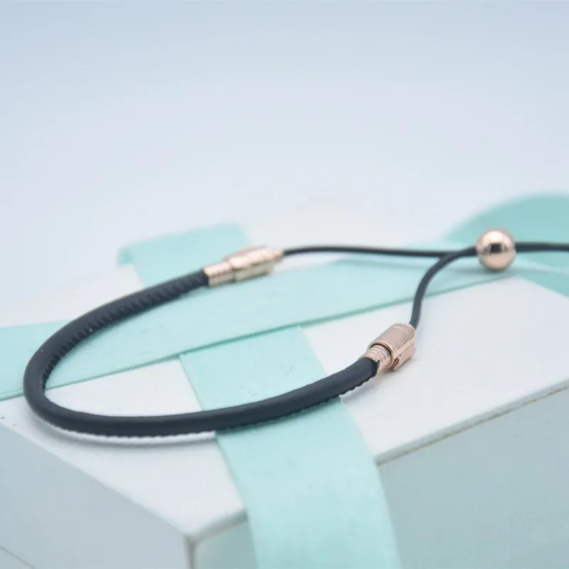 Memnon Jewelry Rose gold Moments Leather Slider Bracelets for women fit silver 925 charms beads DIY jewelry adjustment bracelet
Memnon Jewelry Rose gold Moments Leather Slider Bracelets for women fit silver 925 charms beads DIY jewelry adjustment bracelet