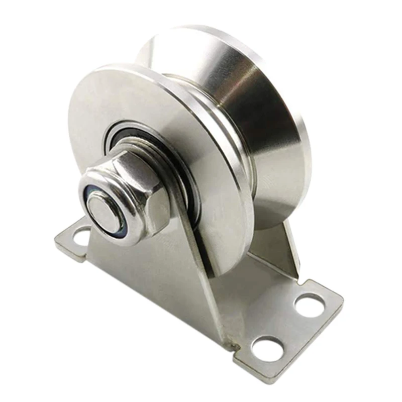 1-Pack V-Type Stainless Steel Pulley Block Mute Bearings Groove Sliding Roller Track Wheel
1-Pack V-Type Stainless Steel Pulley Block Mute Bearings Groove Sliding Roller Track Wheel