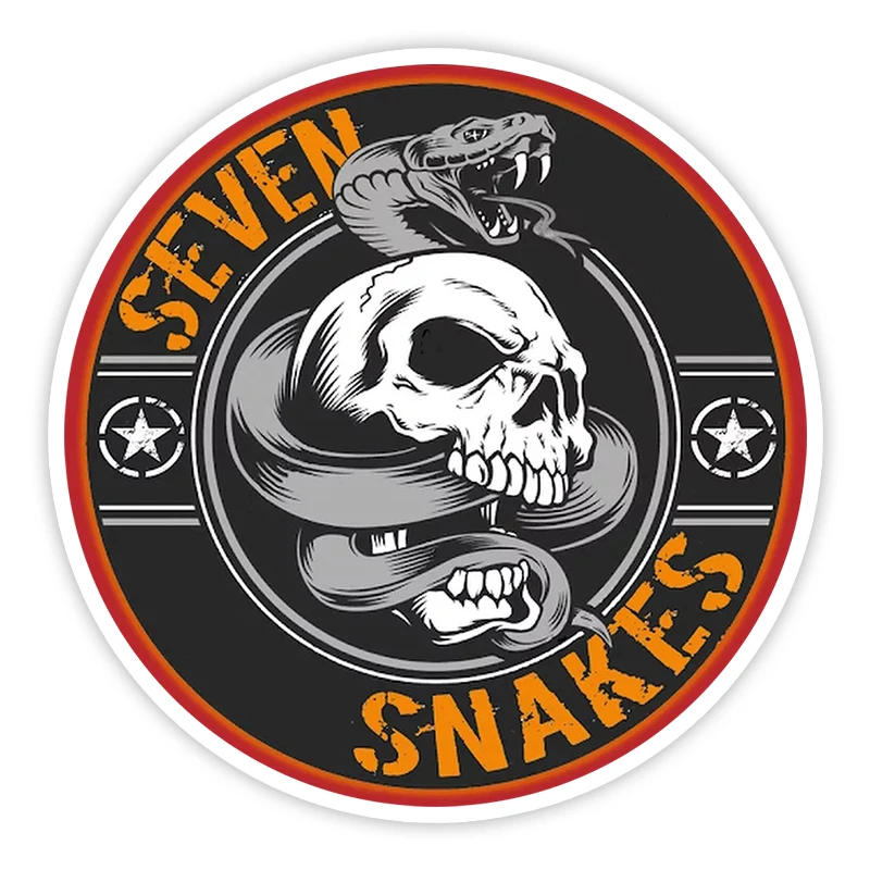 Seven Snakes 13 cm/17 cm Self-adhesive Decal Car Sticker Waterproof Auto Decors on Bumper Rear Window Laptop # S40672
Seven Snakes 13 cm/17 cm Self-adhesive Decal Car Sticker Waterproof Auto Decors on Bumper Rear Window Laptop # S40672
