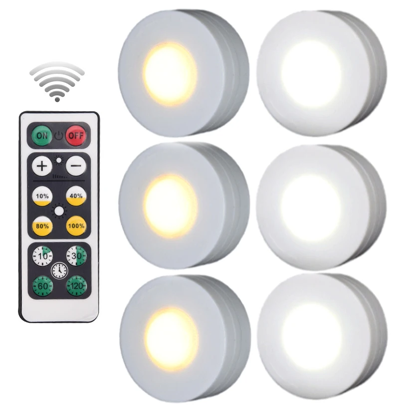 Wireless Dimmable Under Cabinet Light Touch Sensor LED Night Lamps Battery Power Remote Control Lamps for Kitchen Stair Bedroom
Wireless Dimmable Under Cabinet Light Touch Sensor LED Night Lamps Battery Power Remote Control Lamps for Kitchen Stair Bedroom