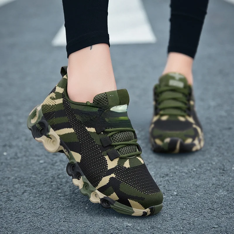 Shoes for Women Men 2021 Camouflage Sneakers Breathable Casual Tenis Sport Gym Mesh Shoes Men Army Green Trainers Running Shoes
Shoes for Women Men 2021 Camouflage Sneakers Breathable Casual Tenis Sport Gym Mesh Shoes Men Army Green Trainers Running Shoes
