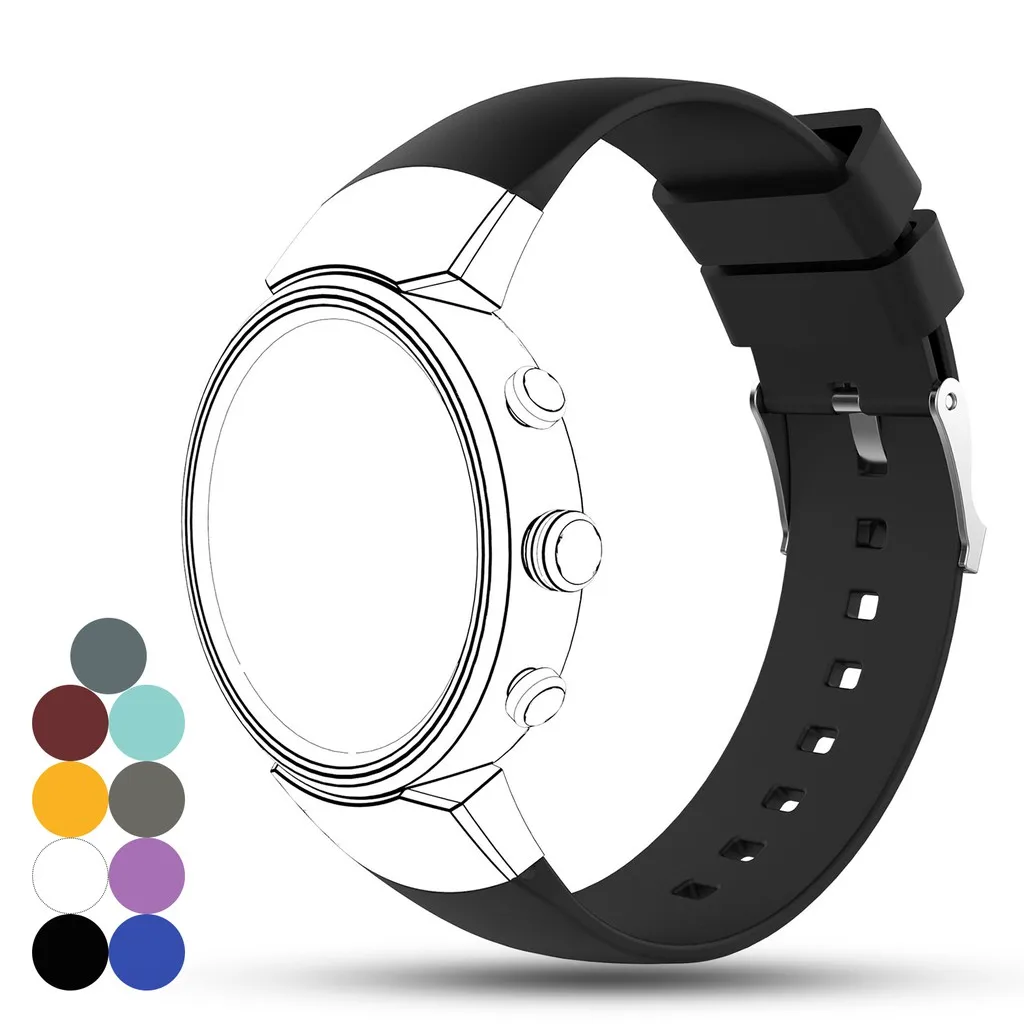 Мягкий силиконовый гелевый сменный ремешок для часов браслет ASUS ZENWATCH 3