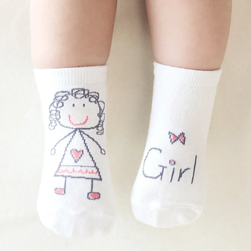 Новое поступление Детские дизайнерские носки милые Мультяшные для
