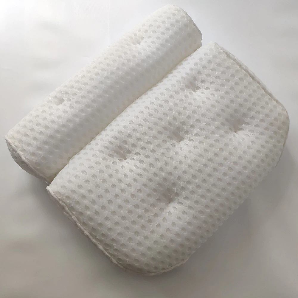 SPA Bath Pillow With Suction Cups 4D Thickened Neck Back Support Headrest Pillow For Home Hot Tub Bathroom Cushion Accessories
SPA Bath Pillow With Suction Cups 4D Thickened Neck Back Support Headrest Pillow For Home Hot Tub Bathroom Cushion Accessories
