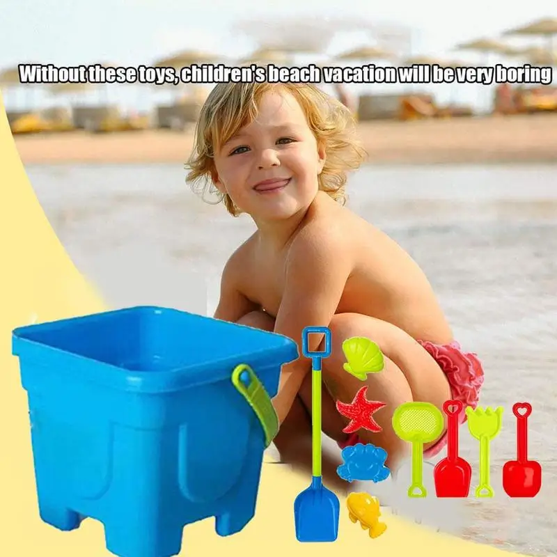 10Pcs Beach Toy Set Sand Play With Sand Toys Summer Outdoor Toys Kids Shovel Tool Gift Beach Toys Outdoor Game
10Pcs Beach Toy Set Sand Play With Sand Toys Summer Outdoor Toys Kids Shovel Tool Gift Beach Toys Outdoor Game