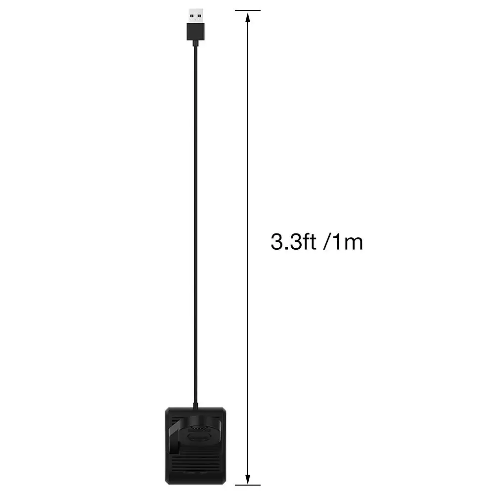 1m USB Charging Dock Fast Charging Cable Replacement Charging Data Cable Power Cable Charger Wire For Suunto7 Smart Watch