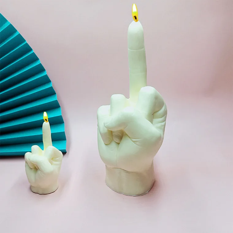 Gesture Candle Silicone Mold Finger Epoxy Resin Mould Creative Diy Crafts Handmade Perfume Candle Wax Soap Making
Gesture Candle Silicone Mold Finger Epoxy Resin Mould Creative Diy Crafts Handmade Perfume Candle Wax Soap Making