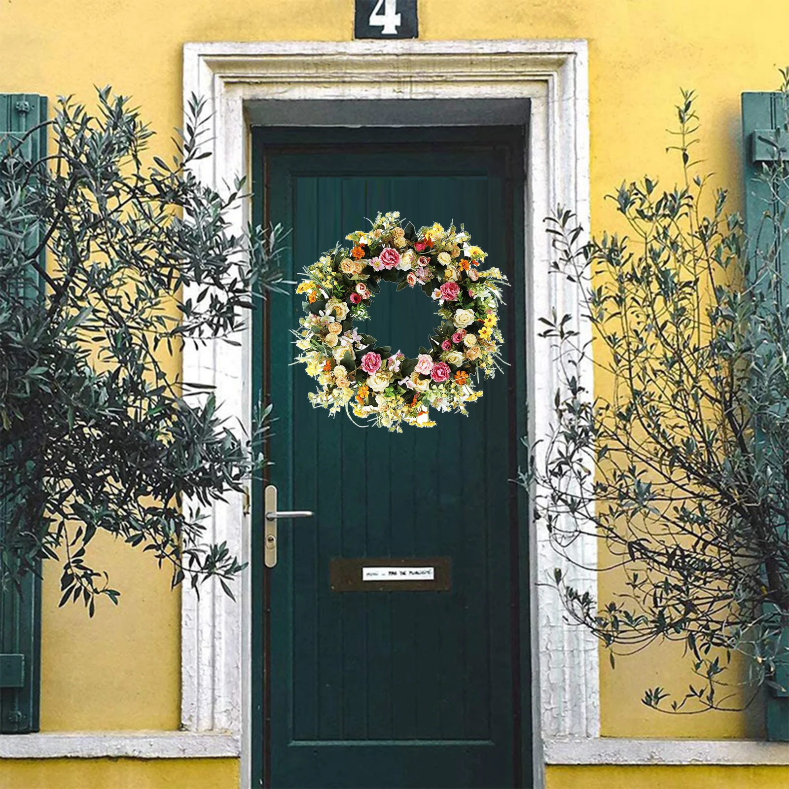 Door Wreath Floral Summer Carnation Rose Garland Home Decor Party Ornament
Door Wreath Floral Summer Carnation Rose Garland Home Decor Party Ornament