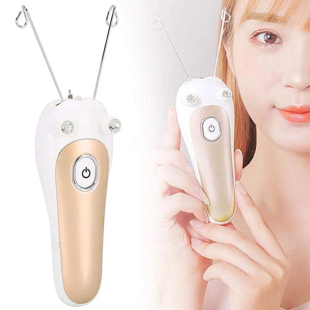 Women Electric Epilator Body Facial Hair Removal Defeatherer Cotton Thread Depilator Lady Shaver Face Hair Remover Beauty
Women Electric Epilator Body Facial Hair Removal Defeatherer Cotton Thread Depilator Lady Shaver Face Hair Remover Beauty