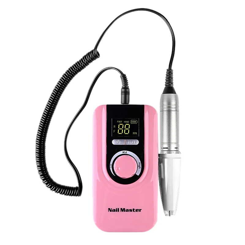 25W Multi-Function 35000Rpm Rechargeable Portable Electric Nail Drill Machine Manicure Pedicure Set Nail Tools Pink Eu Plug
25W Multi-Function 35000Rpm Rechargeable Portable Electric Nail Drill Machine Manicure Pedicure Set Nail Tools Pink Eu Plug