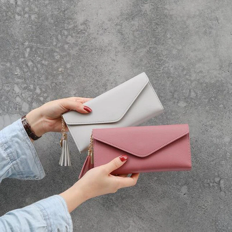 Long Women's Wallet Female Purses Tassel Coin Purse Card Holder Wallets Female Pu Leather Clutch Money Bag Pu Leather Wallet
Long Women's Wallet Female Purses Tassel Coin Purse Card Holder Wallets Female Pu Leather Clutch Money Bag Pu Leather Wallet